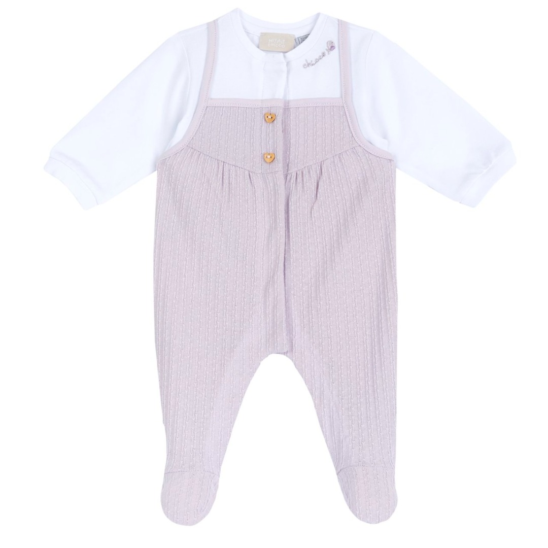 TUTINA M/L BRETELLE JACQUART LILLA - CHICCO