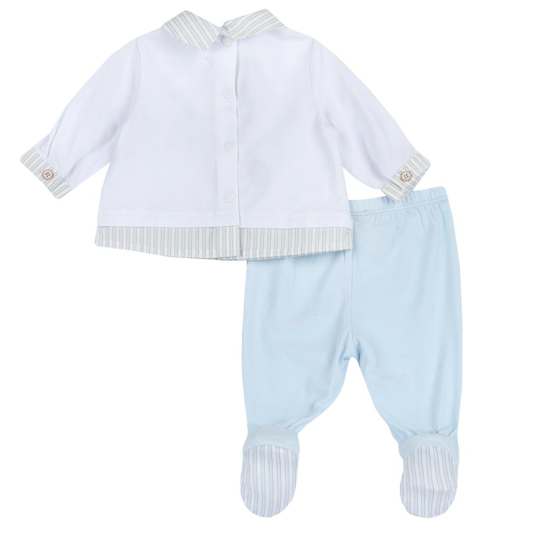 COMPLETO MAGLIA M/L ELEFANTE E PANTALONE LUNGO C.STE - CHICCO - immagine 2