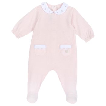 TUTINA M/L JACQUARD ROSA CON TASCHE - CHICCO