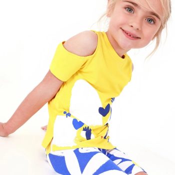 COMPLETO 2 PZ CON LEGGINGS BLU - TUC TUC