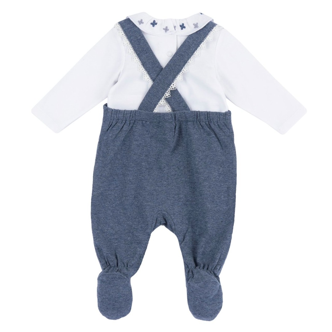 SALOPETTE BLU CON POLO BODY M/L CON FARF - CHICCO - immagine 2