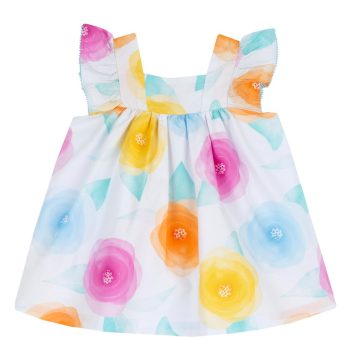VESTITO B.CO CON STAMPA FIORI - CHICCO