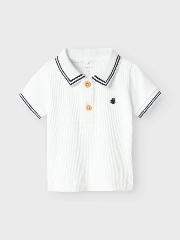 POLO M/C BIANCA - NAME IT