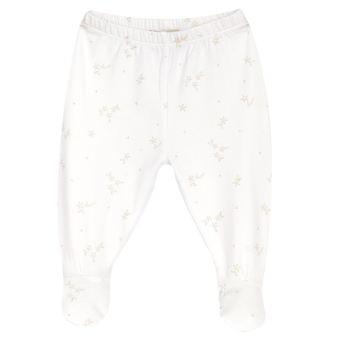 COMPLETO MAGLIA M/L E PANTALONE B.CO E GLITTER - CHICCO - immagine 4