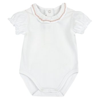 MAGLIETTA BODY M/C RICAMO ROSA - CHICCO