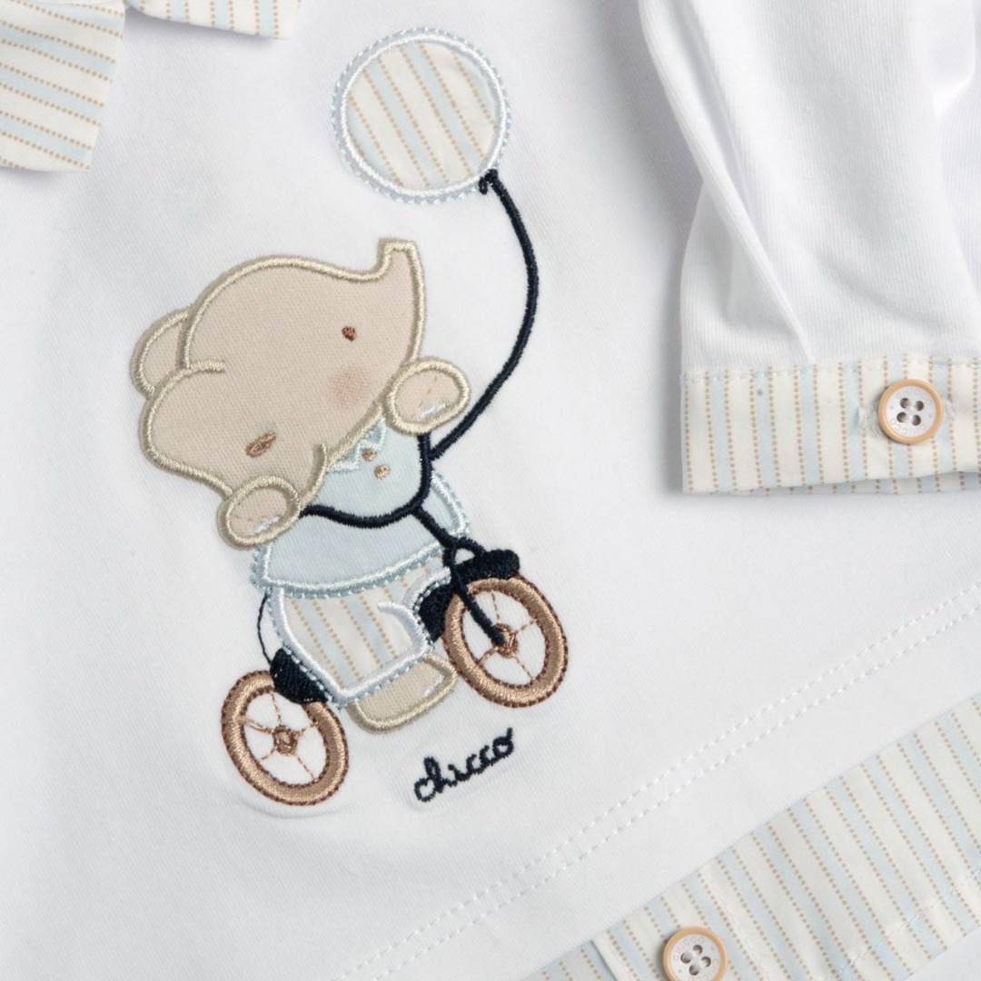 COMPLETO MAGLIA M/L ELEFANTE E PANTALONE LUNGO C.STE - CHICCO - immagine 3