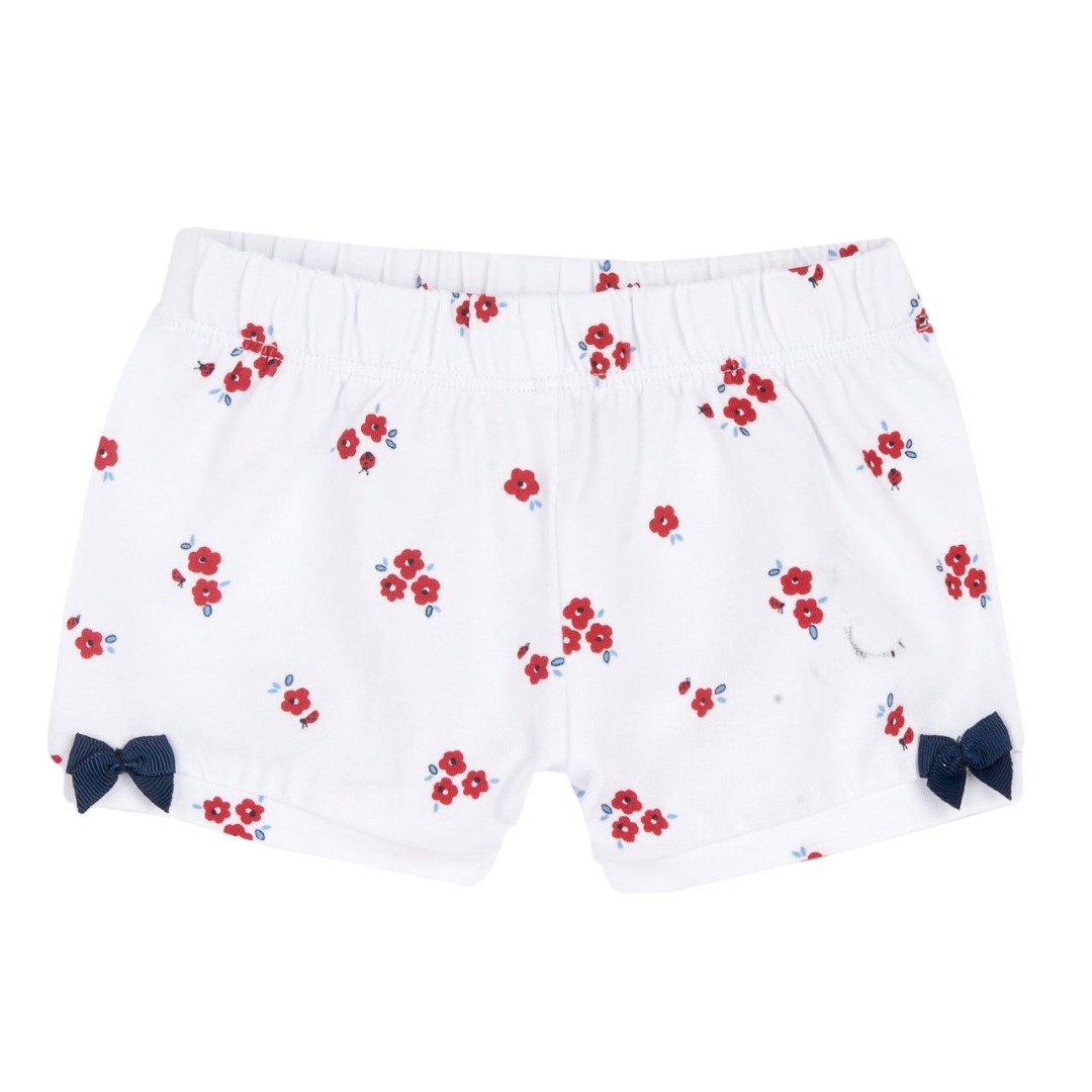 COMPLETO T-SHIRT E SHORT CON FIORI - CHICCO - immagine 3