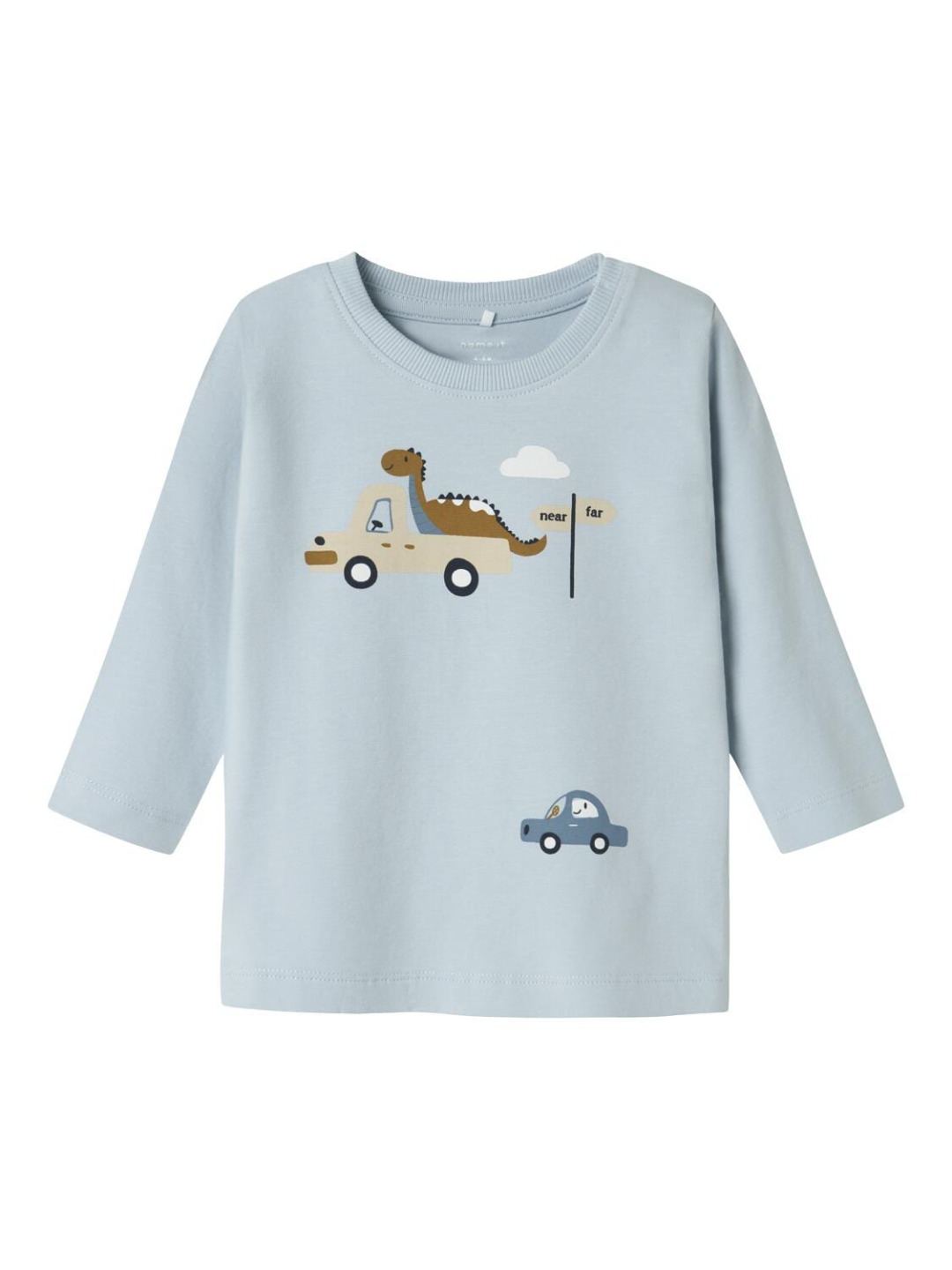 T-SHIRT M/L STAMPA DINOSAURO C.STE - NAME IT