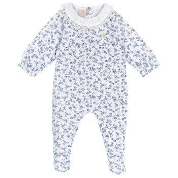 TUTINA M/L FIORI B.CO BLU - CHICCO