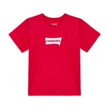 T-SHIRT M/C ROSSA CON LOGO B.CO - CARRERA