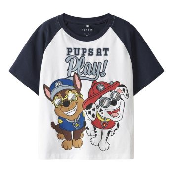 T-SHIRT M/C PAWPATROL B.CO - NAME IT