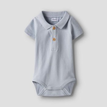 POLO BODY M/C COSTINE CELESTE - NAME IT
