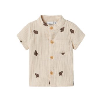 CAMICIA M/C CACTUS SABBIA - NAME IT