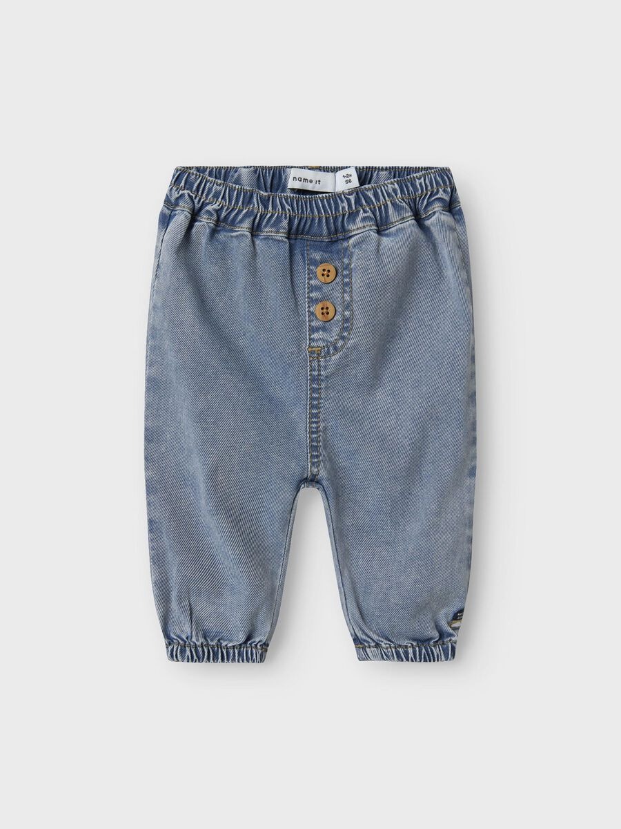 JEANS LUNGO CON BOTTONI LEGNO - Name it