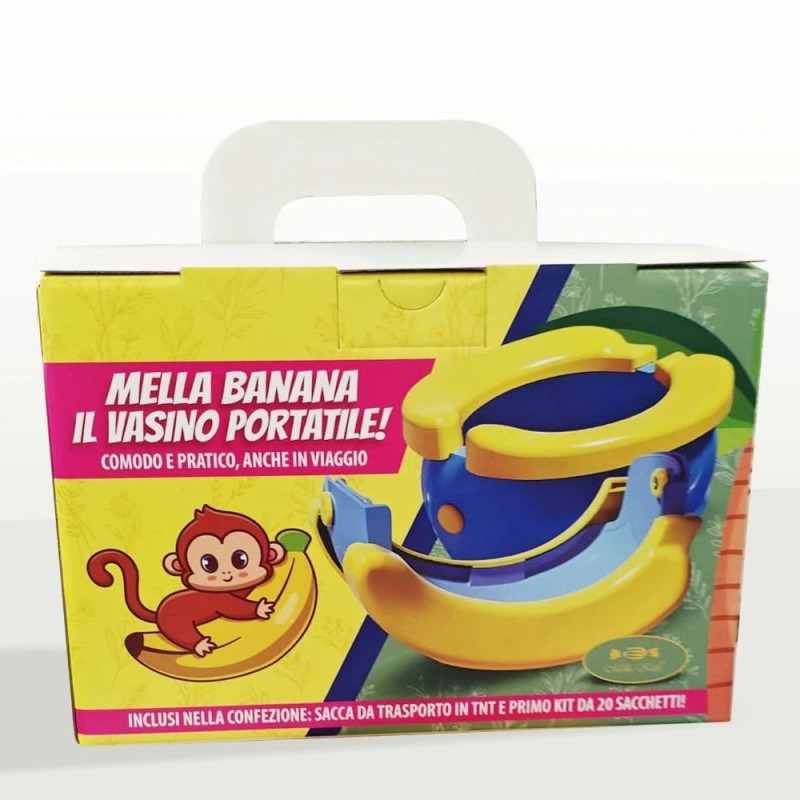 VASINO PORTATILE DA VIAGGIO - MELLA KIDS BANANA - immagine 6