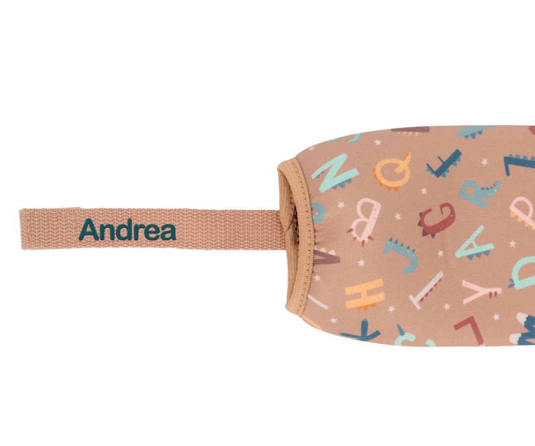 Borraccia Acciaio Fodera Funny Letters - Tutete - immagine 4