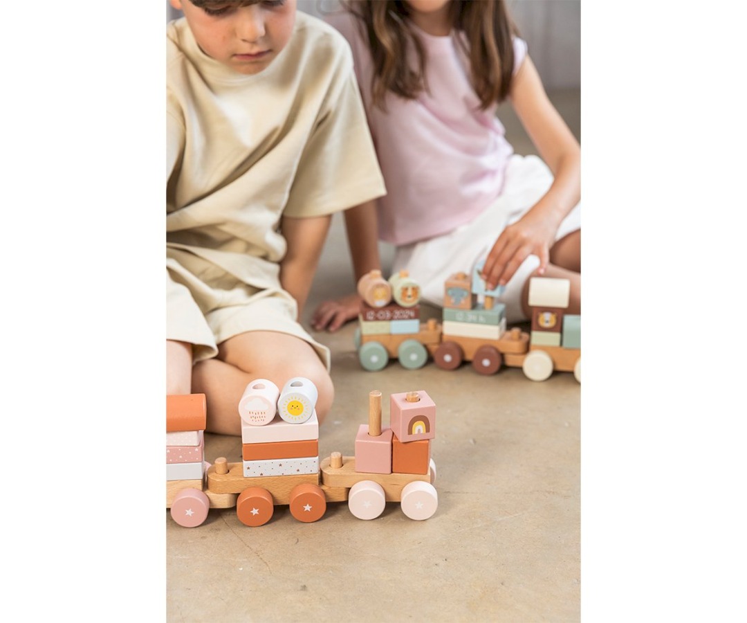 Trenino Legno Zoo Sunset Personalizzabile - Monneka - immagine 3