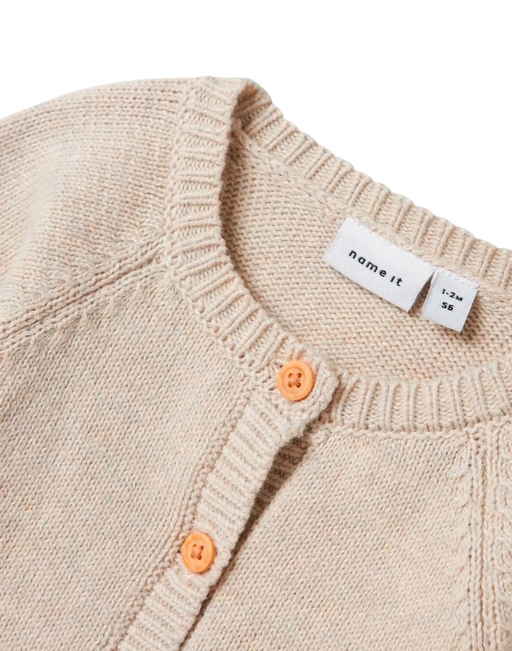 CARDIGAN BEIGE CON RICAMI FIORI - Name it - immagine 3