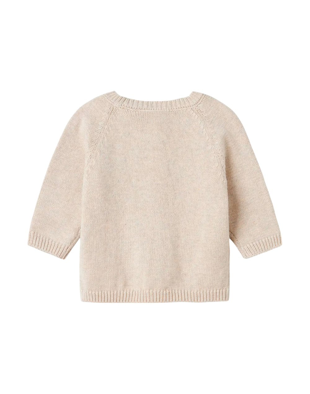 CARDIGAN BEIGE CON RICAMI FIORI - Name it - immagine 2