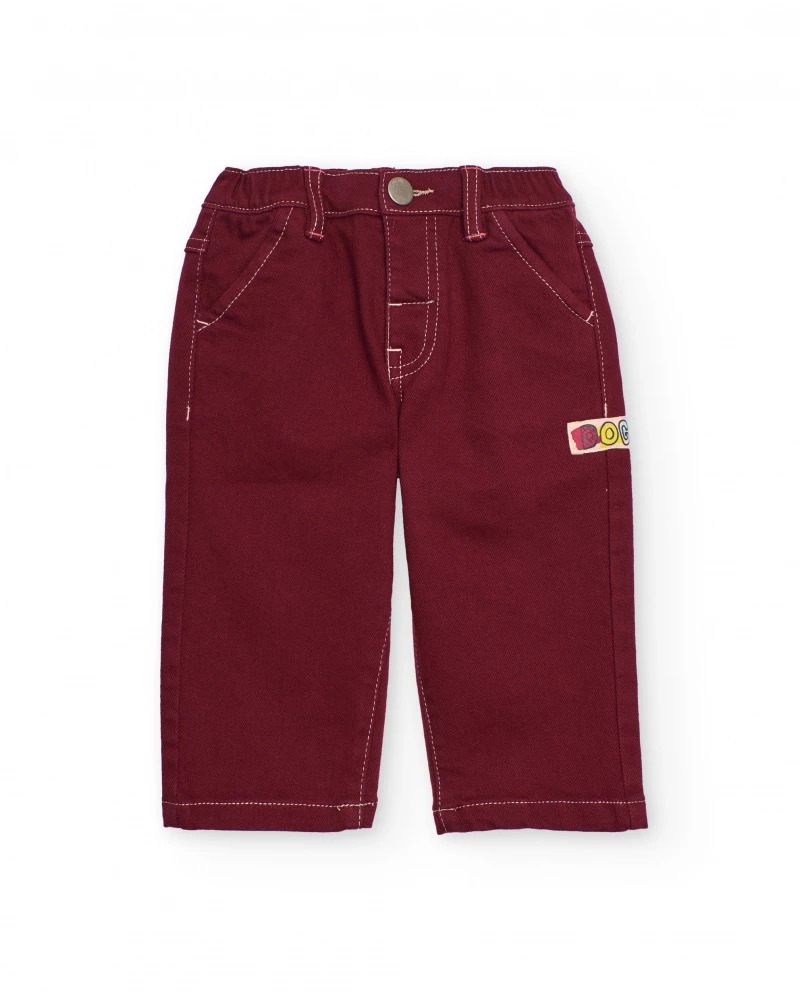 PANTALONE LUNGO BORDEAUX - Tuc tuc