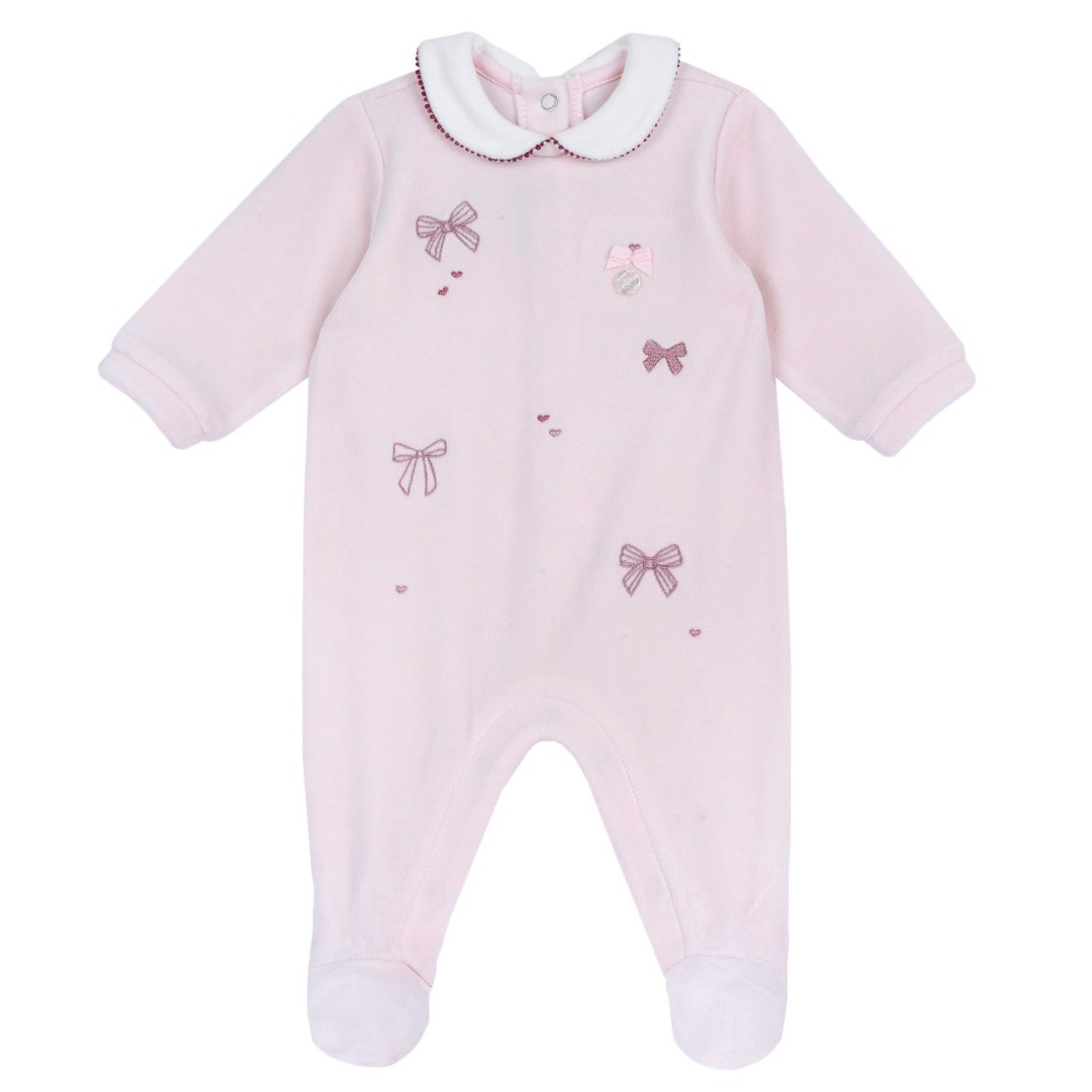 TUTINA APERTA INTERNO GAMBA CINIGLIA ROSA CON FIOCCHI - Chicco