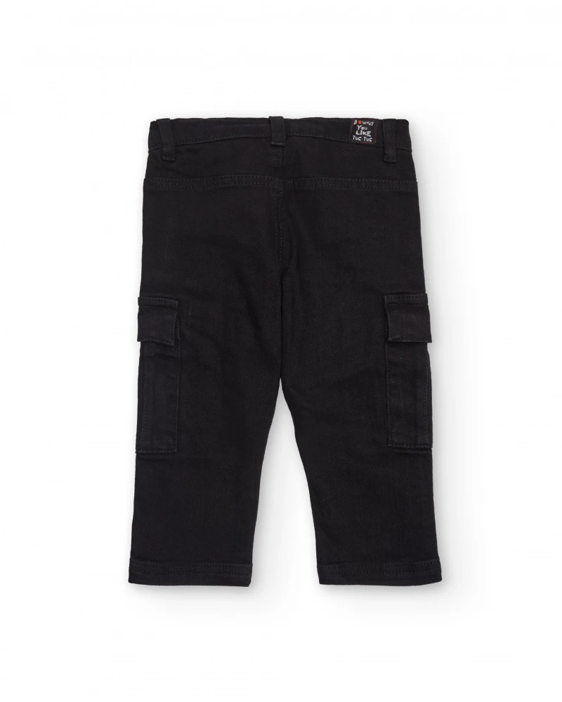 PANTALONE CARGO NERO - Tuc tuc - immagine 2