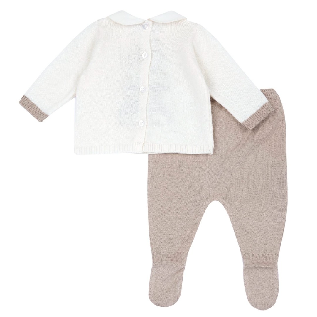 COMPLETO IN MAGLIA MAGLIETTA M/L E PANTALONE - Chicco - immagine 2