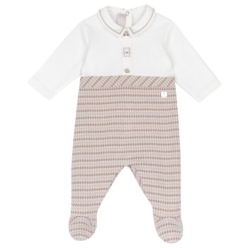 TUTINA PIED DE POULE BEIGE APERTA DIETRO - CHICCO
