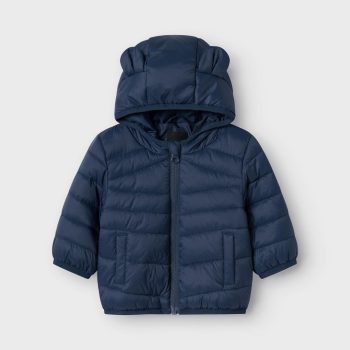 PIUMINO BLU CON ORECCHIE - Name it