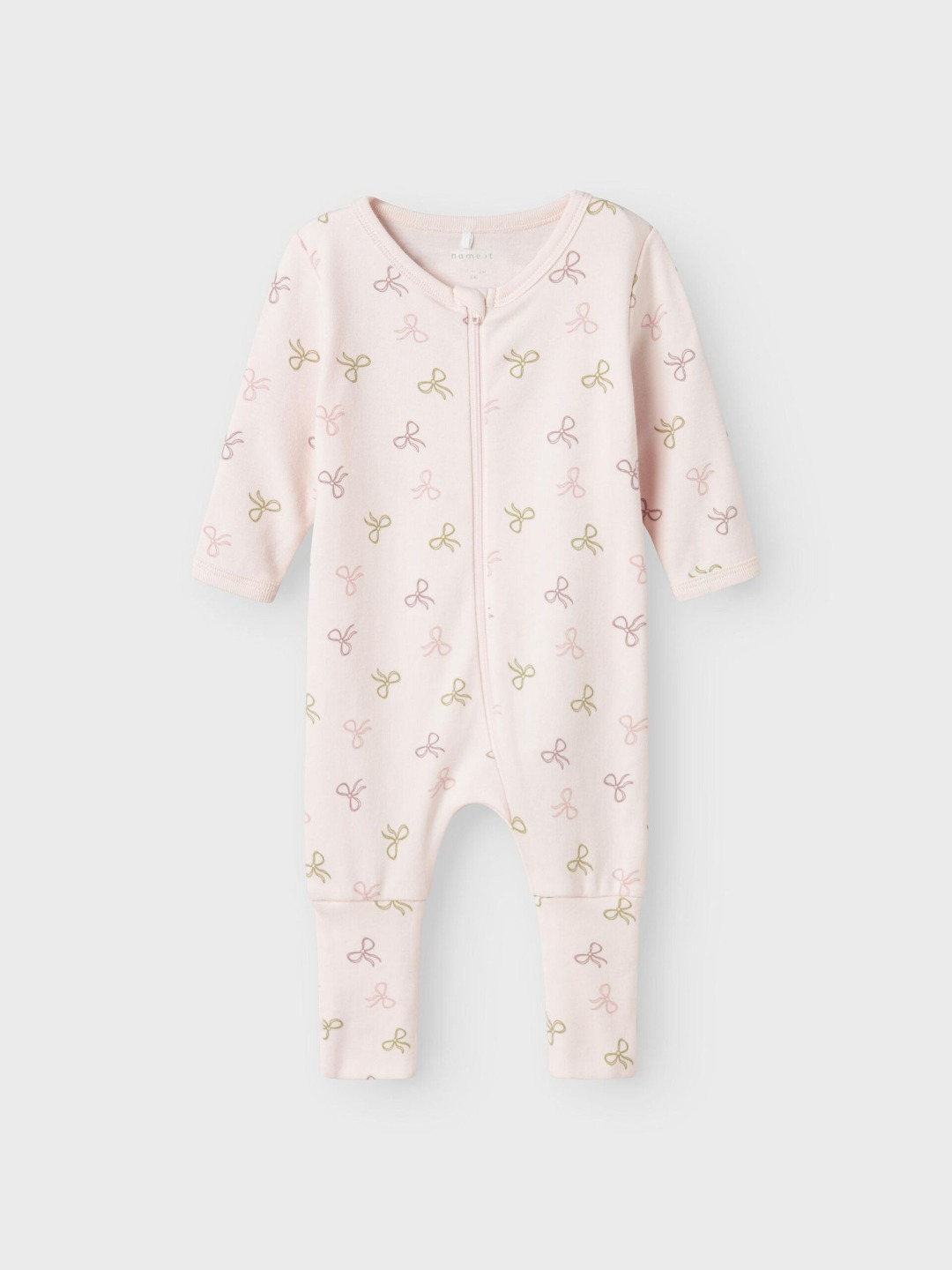 SET 2PZ PIGIAMA CON ZIP LILLA e ROSA CON FIOCCHI - Name it - immagine 2