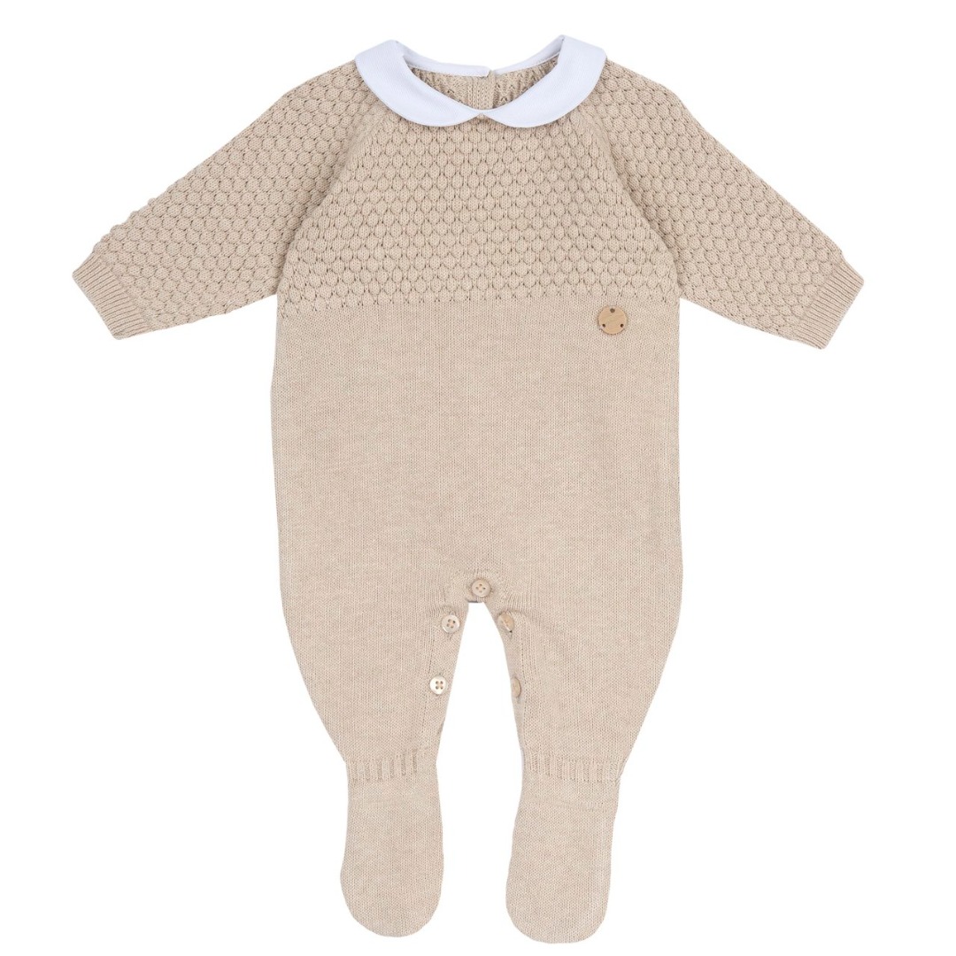 TUTINA MAGLIA BEIGE CON COLLETTO B.CO INTERNO GAMBA - Chicco