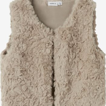SMANICATO PELLICCIA BEIGE - Name it