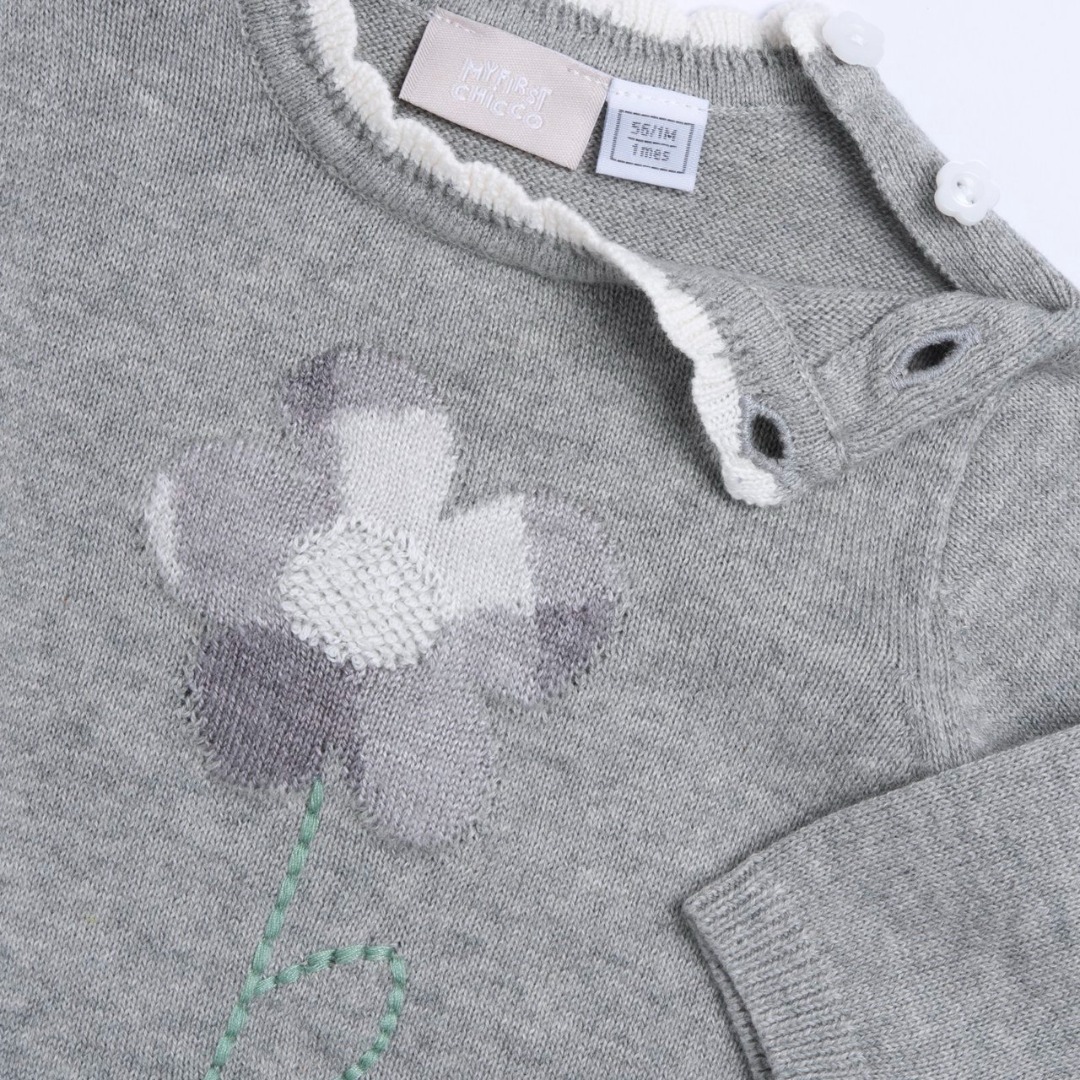 Maglione Jacquard Grigio - Chicco - immagine 2