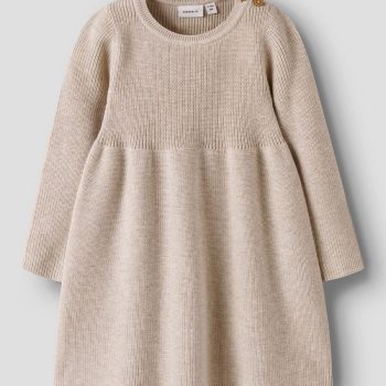 VESTITO IN MAGLIA BEIGE - Name it