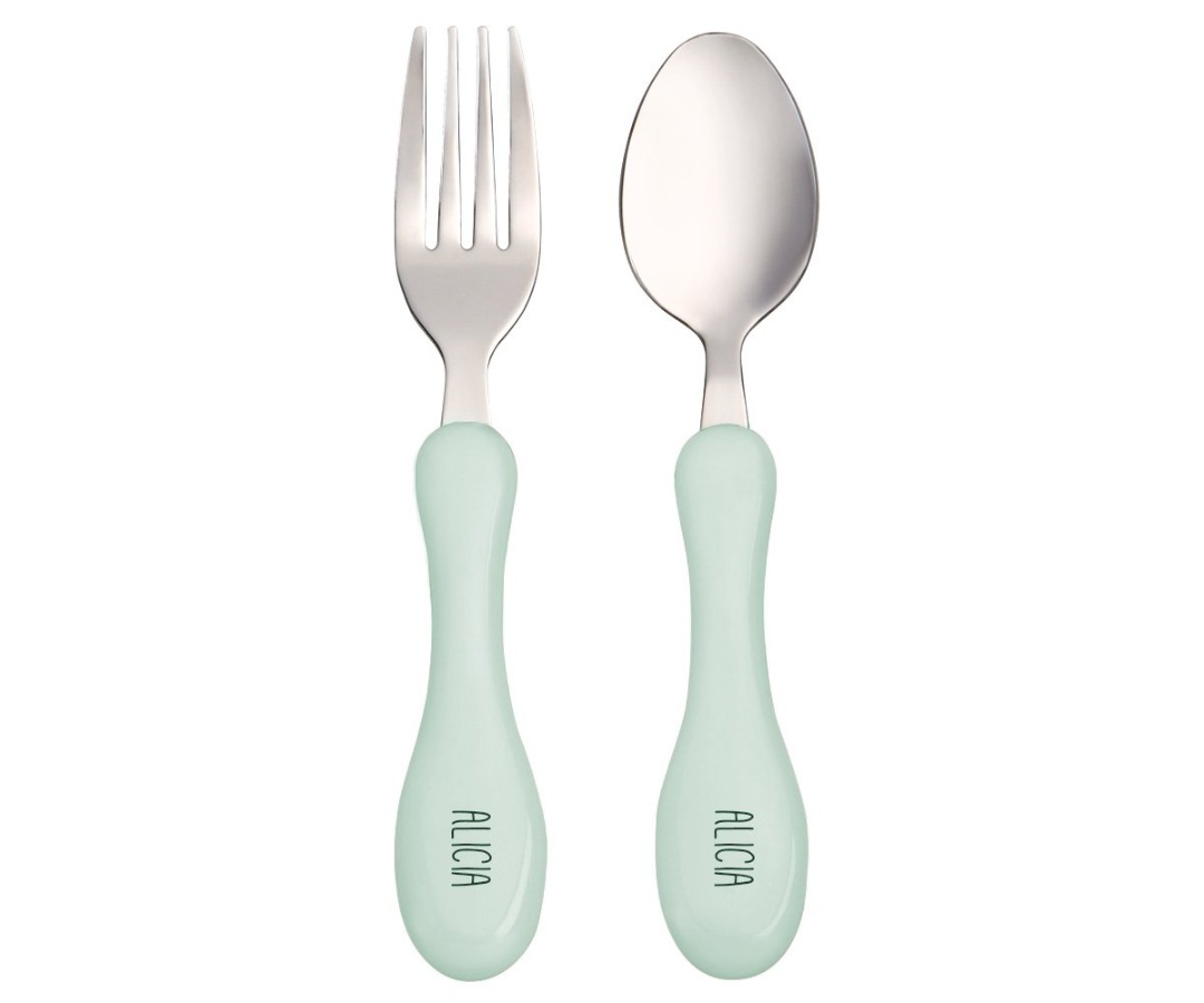 Set Posate 2pz Personalizzate Pastel - Tutete - immagine 2