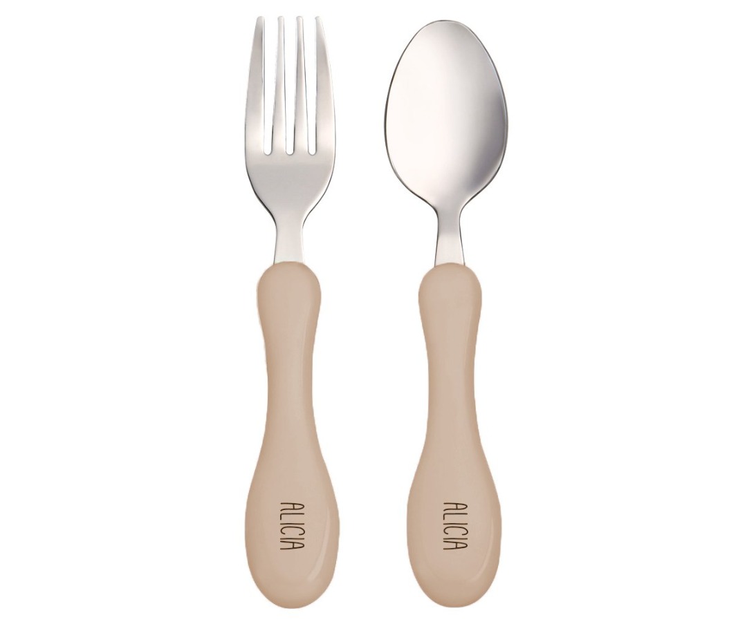 Set Posate 2pz Personalizzate Pastel - Tutete - immagine 3