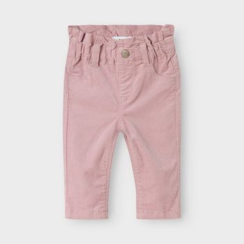 PANTALONE VELLUTO ROSA - Name it