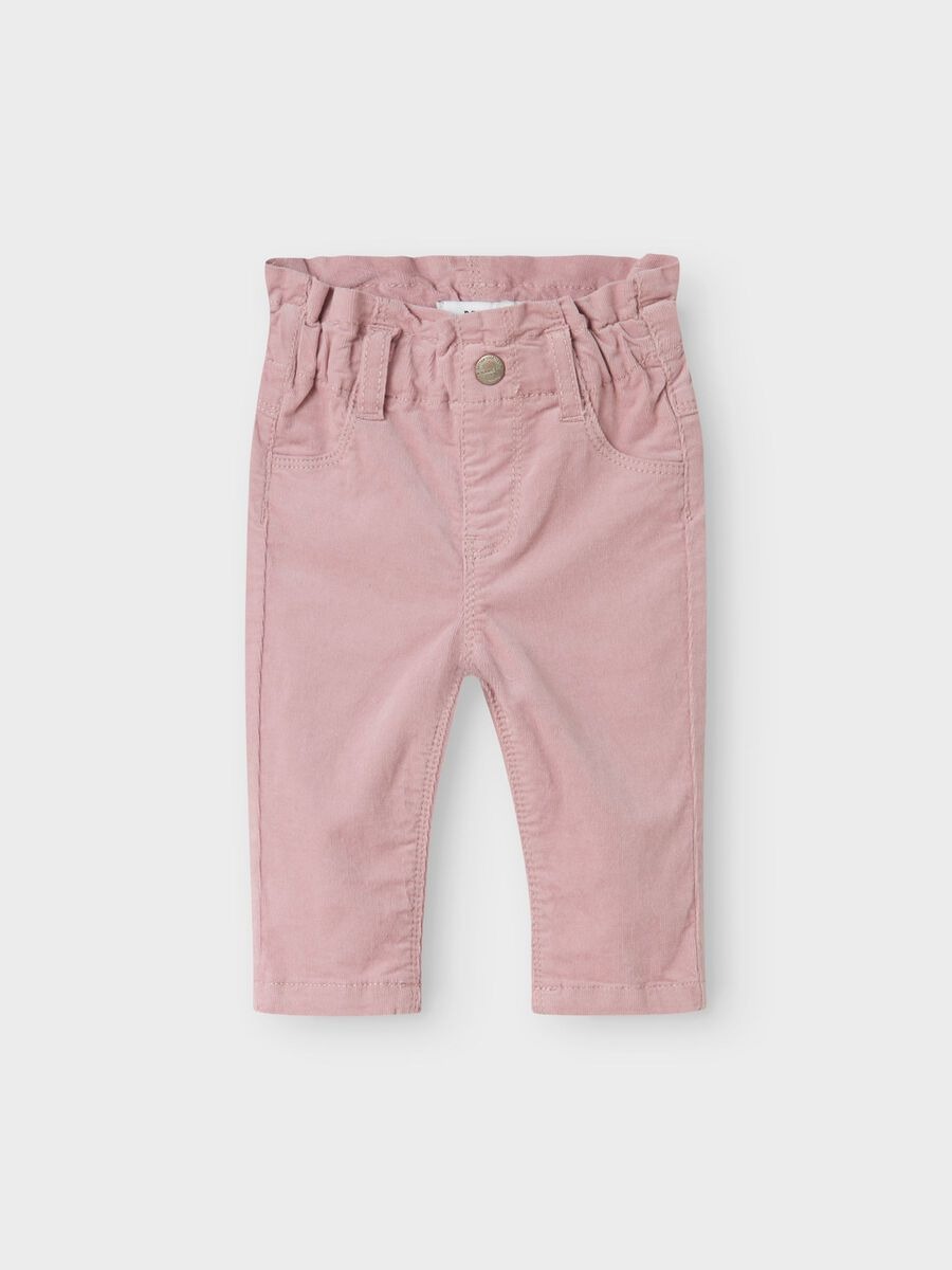 PANTALONE VELLUTO ROSA - Name it