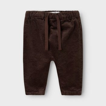 PANTALONE VELLUTO MARRONE - Name it