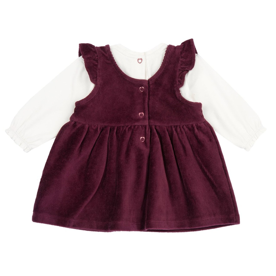 VESTITO VELLUTO FUXIA CON MAGLIA B.CA - Chicco - immagine 2