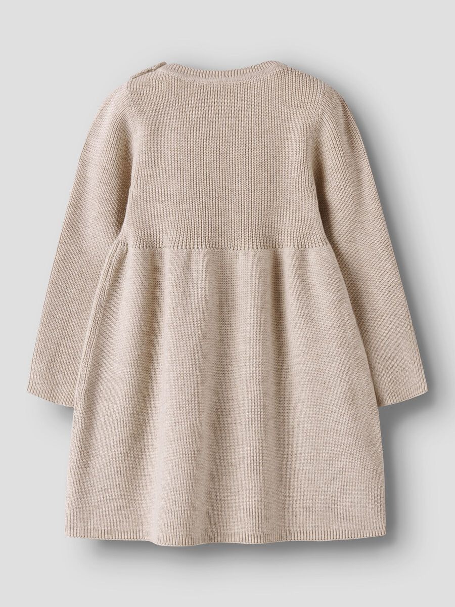 VESTITO IN MAGLIA BEIGE - Name it - immagine 2