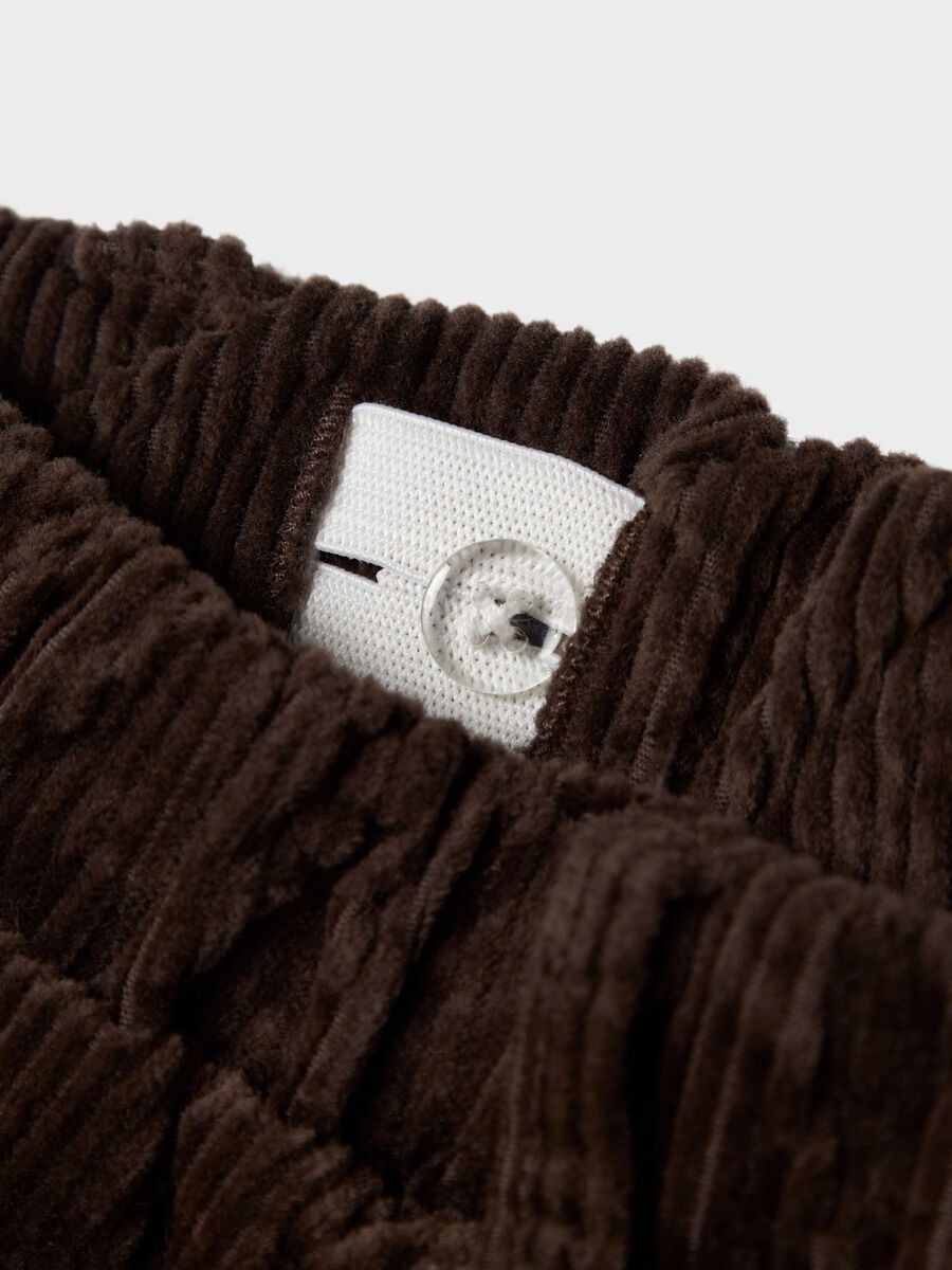 PANTALONE VELLUTO MARRONE - Name it - immagine 3