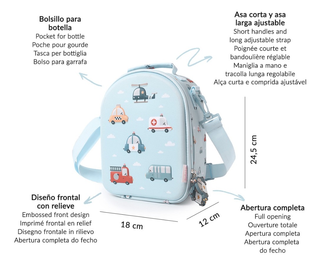 Borsa Termica 3D Tutete City Cars - Tutete - immagine 2