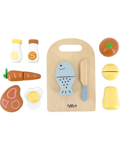 Tagliere in Legno con Pietanze - Tryco