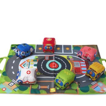 TAPPETINO CON CIRCUITO E MACCHININE - KIOKIDS