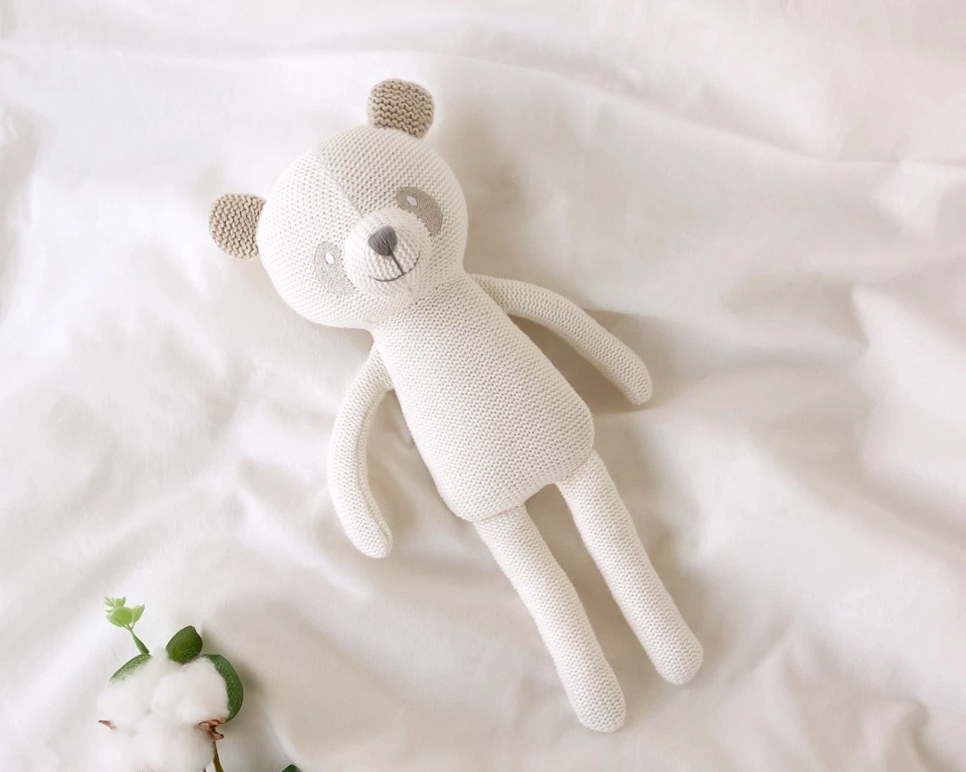 Peluche Cotone Panda 30cm - Kiokids - immagine 2