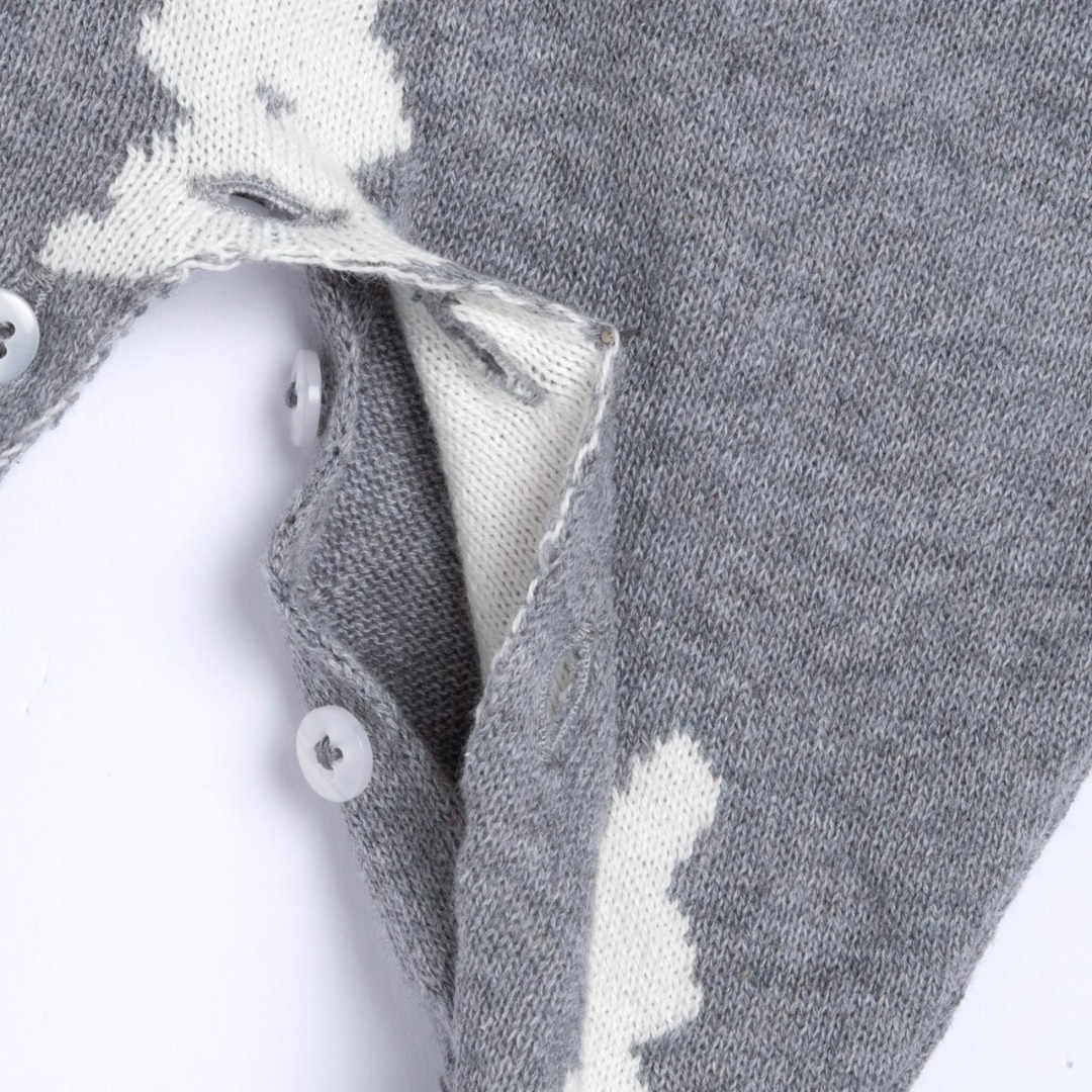 TUTINA GRIGIO IN MAGLIA APERTA INTERNO GAMBA - Chicco - immagine 3