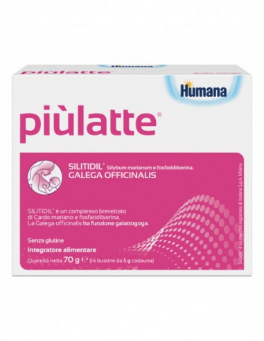 Più Latte 14 bustine Humana