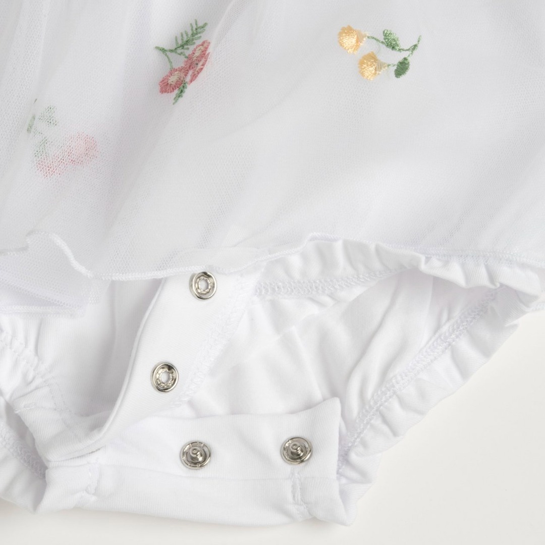 Pagliaccetto con Tulle ricamo con Fiori - Chicco - immagine 4