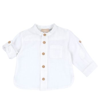Camicia M/L Bianca Lino - Chicco
